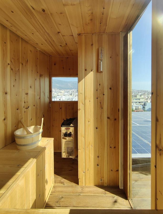 Unique Solar Penthouse With Jacuzzi And Sauna In Central Афины Экстерьер фото